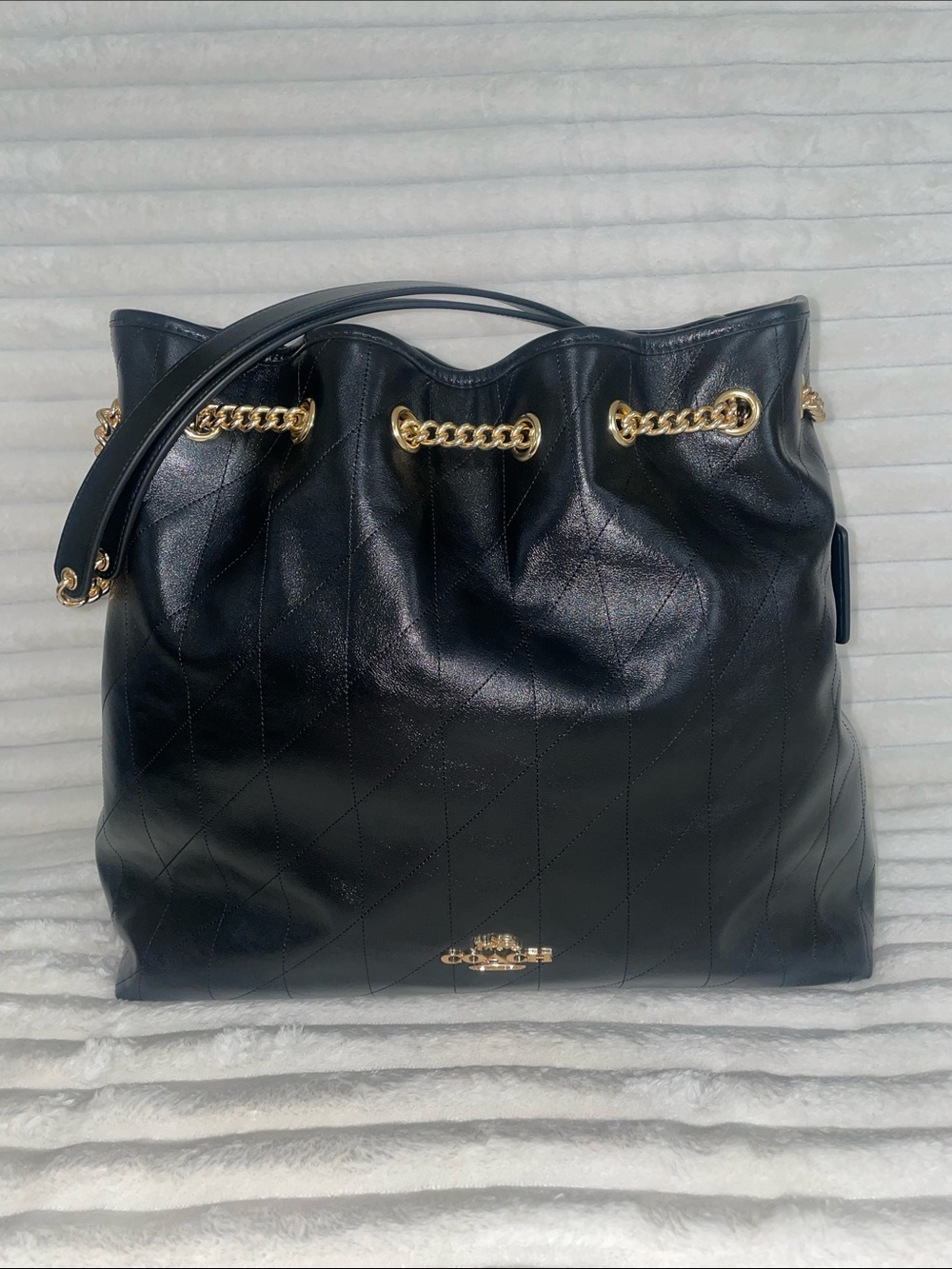 Coach large Evelyn Black Excellent condition